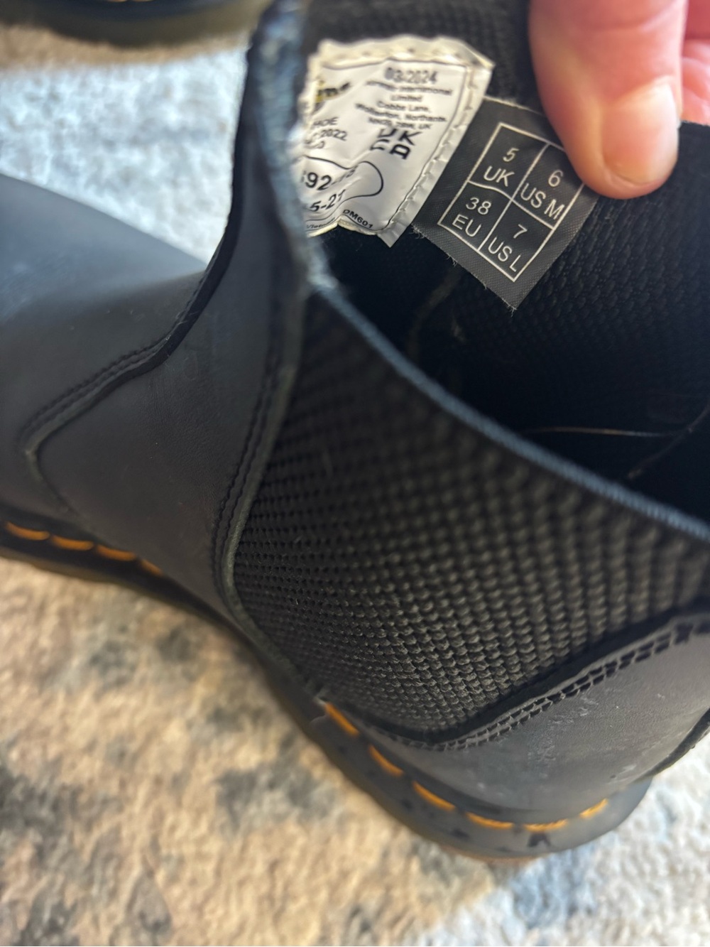 Dr. Martens Anti Slip Chelsea Ankle Boots Unisex Adult 2976 Sr - Picture 4 of 8